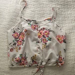 floral tank top